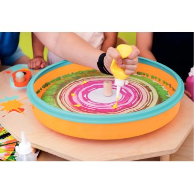 Centrifugeuse de peinture, en bois