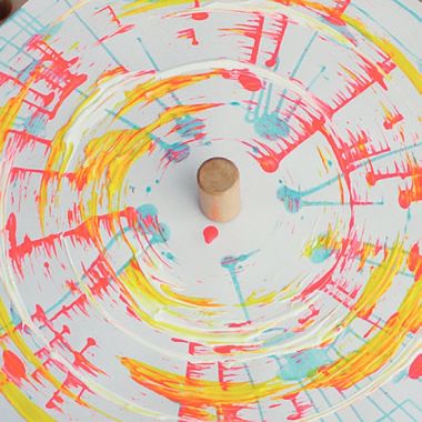 Centrifugeuse de peinture, en bois