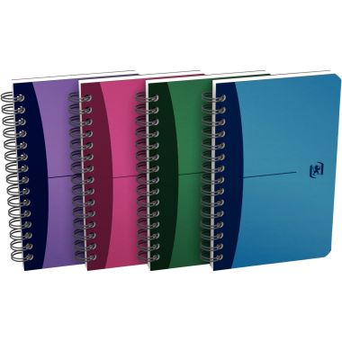 Oxford® - Carnet à spirale 180 pages URBAN MIX couverture polypropylène,  9x14 cm, quadrillé - 100104117