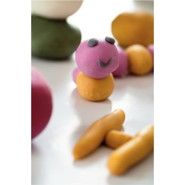 Set de 6 pots de 350 grammes de pâte à modeler vives