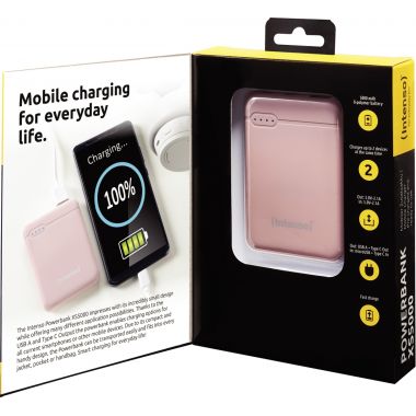 Batterie de secours Intenso XS 5000 mah rose