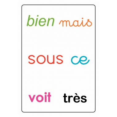 TAM TAM SAFARI les mots outils
