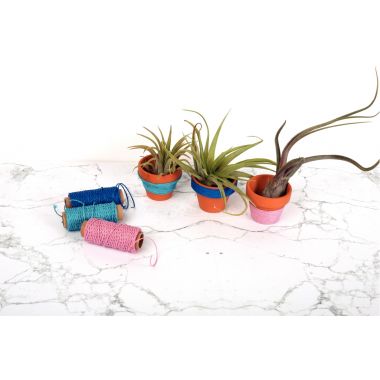 Lot de 6 bobines de fil de jute 100m x 2mm