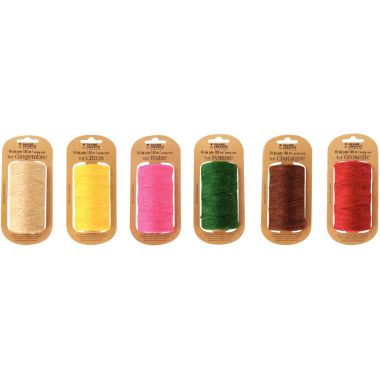 Lot de 6 bobines de fil de jute 100m x 2mm