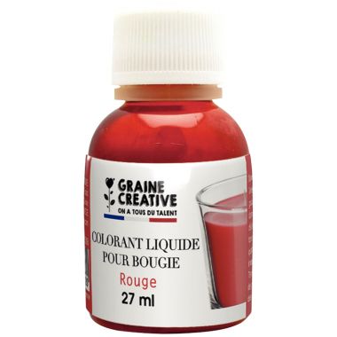 Lot de 5 flacons 27ml de colorant liquide pour bougies