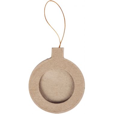 Lot de 10 cadres boules de Noël à suspendre, assortiment n°1