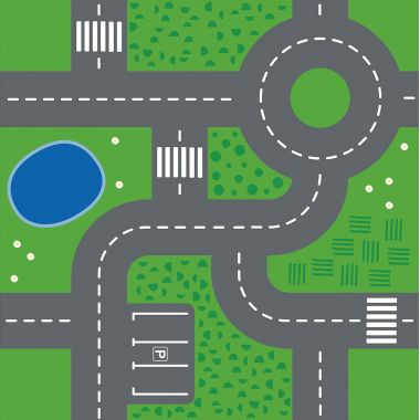 Tapis VMAT 200x200cm la route