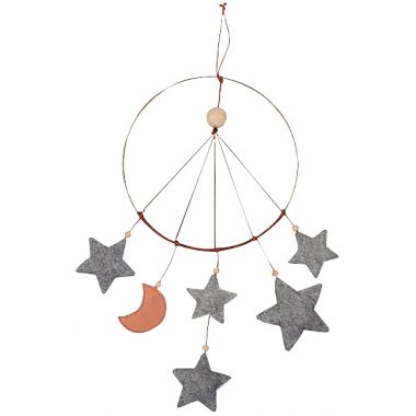 Lot de 10 anneaux métal cuivre 15 cm