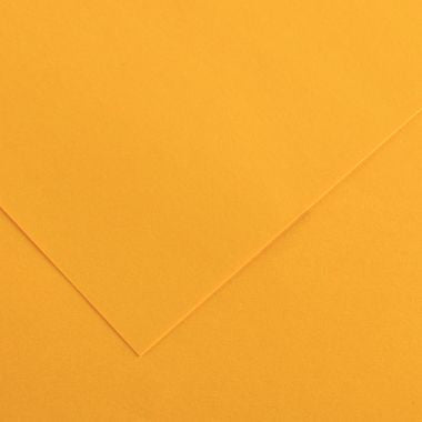 Paquet de 10 feuilles Colorline 50x65 cm 150 g jaune or