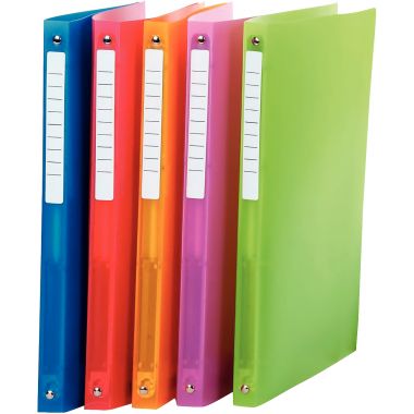 Classeur en polypropylène COLOR FRESH, format A4, dos 2 cm, rouge