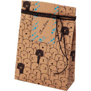 Bloc de 20 feuilles de papier kraft imprimé 120g et 230g format A4