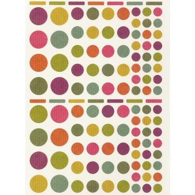 Pochette de 624 gommettes craft coloris assortis