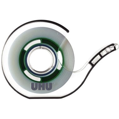 Rouleau adhésif UHU invisible 19mmx30m et dévidoir