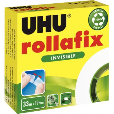 Rouleau adhésif UHU invisible 19mmx33m