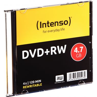 Paquet de 10 DVD+RW Intenso 4,7 Go 4X
