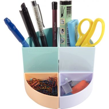 Multipot à crayons 4 compartiments AQUAREL