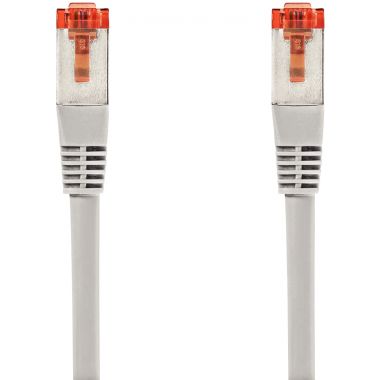 Cordon RJ45 droit mâle vers R45 mâle catégorie 6 S/FTP 3m gris