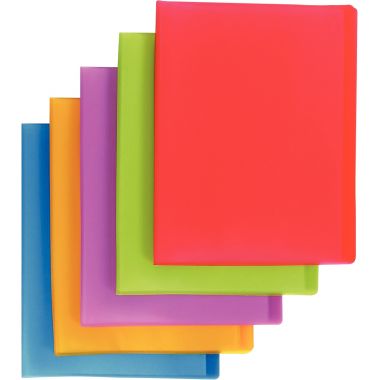 Carton de 10 protège-documents COLOR FRESH 100 vues, coloris assortis - 1519907V100