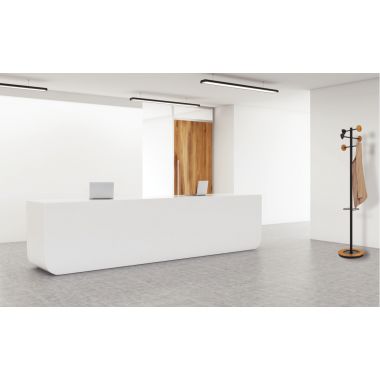 Portemanteau Bora Bamboo noir