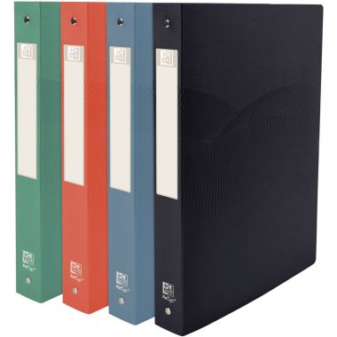Classeur 4 anneaux en polypropylène OSMOSE RECYC+, format A4, dos 4 cm, coloris assortis