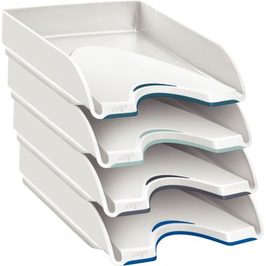 Cep - Lot de 4 corbeilles à courrier SOFT assorties - 1042000511