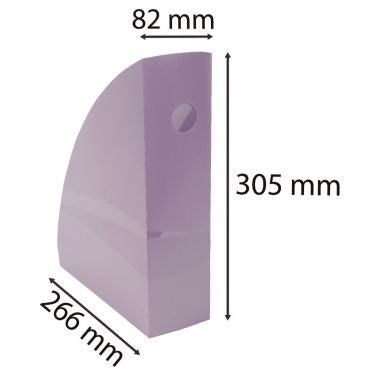 Porte-revues AQUAREL mauve pastel