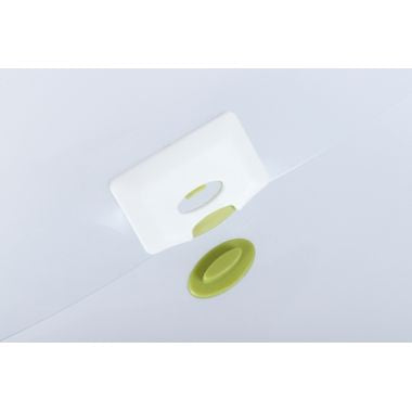 Valisette en polypropylène, dos 4 cm, incolore translucide