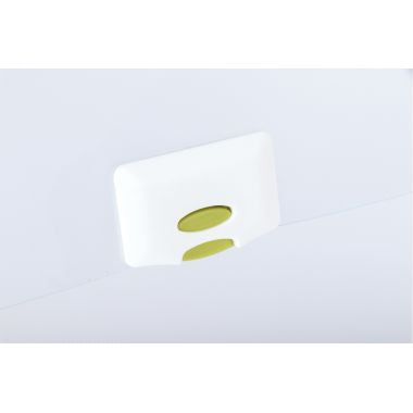 Valisette en polypropylène, dos 4 cm, incolore translucide