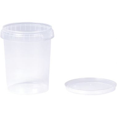 Lot de 10 pots vides 500 ml avec couvercle
