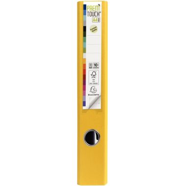 Classeur à levier Exacompta PREM'TOUCH format A4+, dos 5 cm, jaune - 53149E