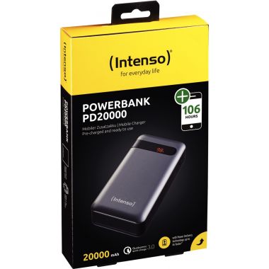 Batterie universelle Intenso 20000 mah noire