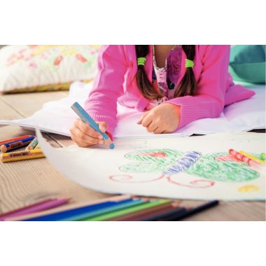 Étui de 6 crayons Woody pastels + 1 taille - crayon