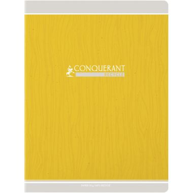 Piqûre 96 pages CONQUERANT RECYCLE, format 24x32 cm, seyès, papier 90g