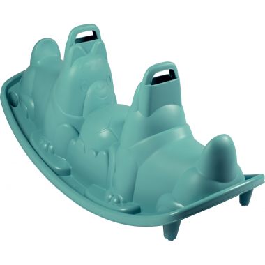 Chien bleu à bascule