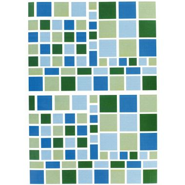 Pochette de 6900 gommettes géométriques adhésives repositionnables assorties