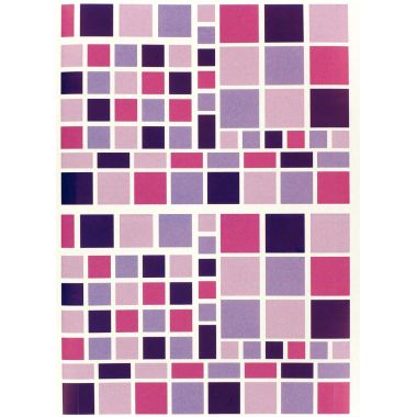 Pochette de 6900 gommettes géométriques adhésives repositionnables assorties