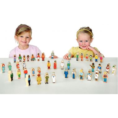 Lot de 42 personnages du monde