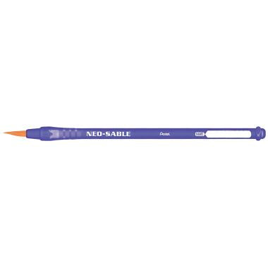 Pinceau KAMIKAZE N° 6 poils synthétiques très résistants manche plastique solide ( sans PVC )