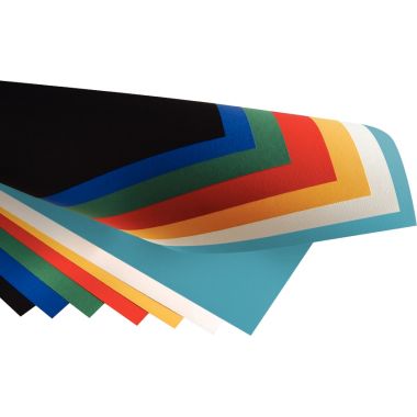 Paquet de 10 feuilles mi-teinte format 50x65cm  blanc