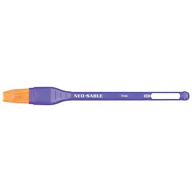 Brosse KAMIKAZE N° 18 poils synthétiques très résistants manche plastique solide ( sans PVC )