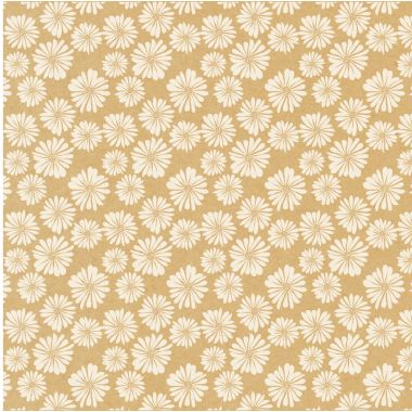 Pochette 60 feuillles origami 3 formats kraft floral