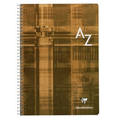 Répertoire reliure intégrale 180 pages, format A4, quadrillé 5x5, papier 90g