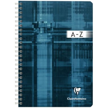 Répertoire à reliure intégrale 180 pages, format A5, quadrillé 5x5, papier 90g