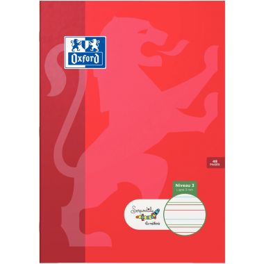 Cahier DYS format A4, 48 pages interligne 3 mm