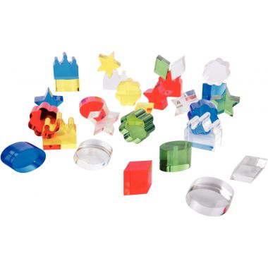 Boite de 30 formes en cristal assortis