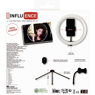 Anneaux de lumière TNB 10 pouces avec mini trépied