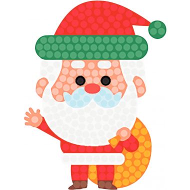 Kit de 10 stickers noel à diamanter