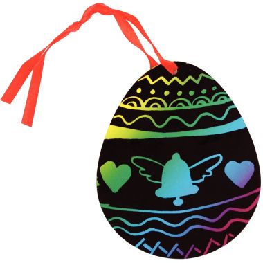 Sachet de 26 formes de Pâques à gratter