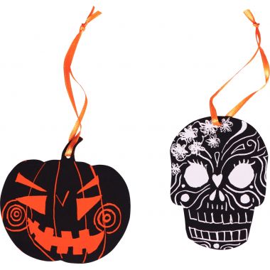 Sachet de 32 formes Halloween à gratter
