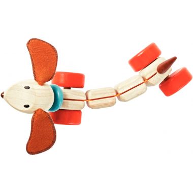 Teck le chien à tirer en bois PLAN TOYS